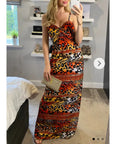 Leopard Print Maxi Dress