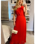 Pleated Maxi dress