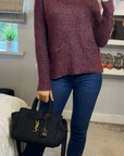 Burgundy Color knitted jumper
