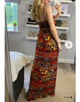 Leopard Print Maxi Dress
