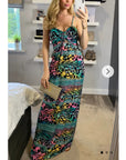 Leopard Print Maxi Dress