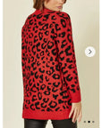 Leopard Print Fluffy Jumper