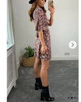 KIMONO Sleeves Wrap Dress