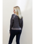 Black & Brown Stripe Knitted Jumper