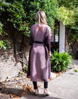 Oversized Full pleated Tie Dye color Cardigan in Purple