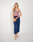 Check Print Jumpsuits (Red)