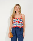Check Print Jumpsuits (Red)