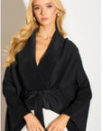 Full pleated Kimono sleeves cardigan top and tie dye print