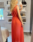 Pleated Maxi dress
