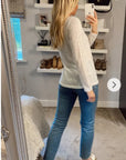 Diamanté Embellished Long Sleeve Top