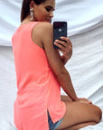 Bright Pink Vest Top