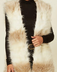 Faux Fur Gilet (Grey)