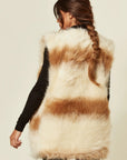 Faux Fur Gilet (BROWN)