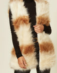Faux Fur Gilet (BROWN)