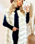 Plus Size Faux Fur Gilet
