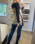 Multi Stars Geometric Print knitted Jumper