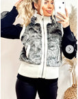 Faux Fur Jacket (Grey)