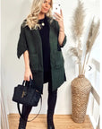 Cape sleeves Coat