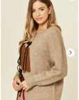 Fringe cable knit Jumper