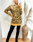 Leopard Print Fluffy Jumper