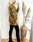 Leopard Print Fluffy Jumper
