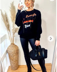 Sequin embellished jumper