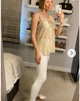 Lace Chiffon Top Shirt