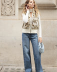 Faux Fur Jacket (Leopard print)