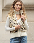 Faux Fur Jacket (Leopard print)