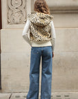 Faux Fur Jacket (Leopard print)
