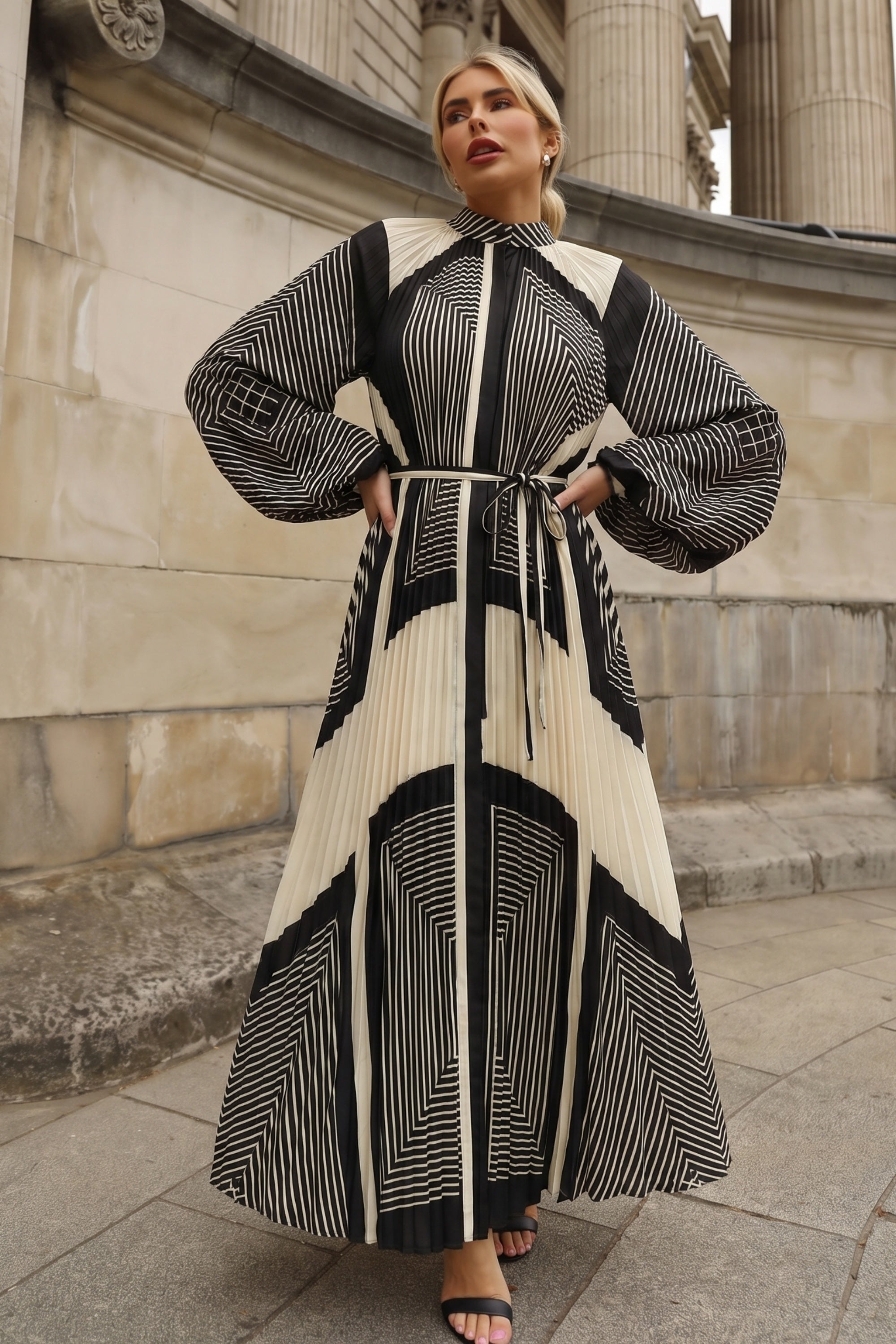 scarf shirt dress Scarf Print Shirt Dress Black