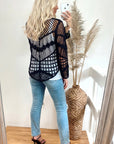 Floral Crochet Cardigan (3A)