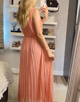 Pleated Maxi dress