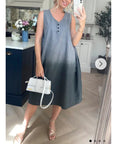 Stripe print Oversized Dress