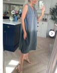 Stripe print Oversized Dress