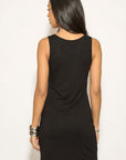 Black and White Sequin Dress