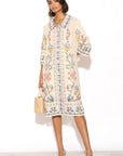 Heritage Garden Print Shirt Dress