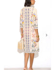 Heritage Garden Print Shirt Dress
