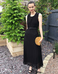 Pleated Maxi dress
