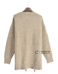 Fringe cable knit Jumper