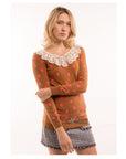 Dot & Stripe Print Jumper