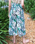 Floral Print Wide-leg Trousers