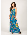 Chain Print Maxi Dress