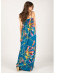 Chain Print Maxi Dress