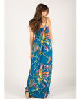 Chain Print Maxi Dress