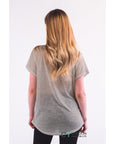 Gold Eagle embellished T-shirt (Brown)
