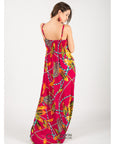Chain Print Maxi Dress