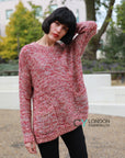 Metallic gold trims navy Jumper