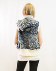 Faux Fur Jacket (Blue)