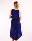 Dip Hem Dress (BLUE)